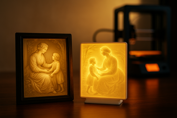 Past and Present Lithophanes